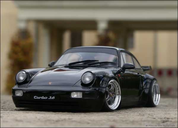 1:18 PORSCHE 911 964 Turbo Coupe 3.6 1993 Car "BadBoys1"